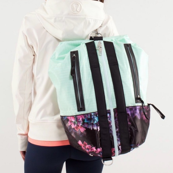 Lululemon Do It Up Duffle | Mint Moment Floral | One Size main image 12